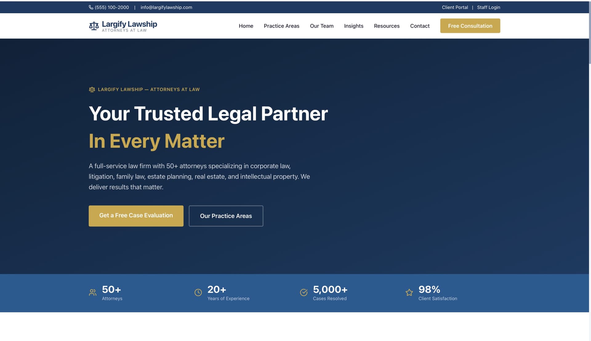 Largify Lawship | Complete Law ERP Solutions