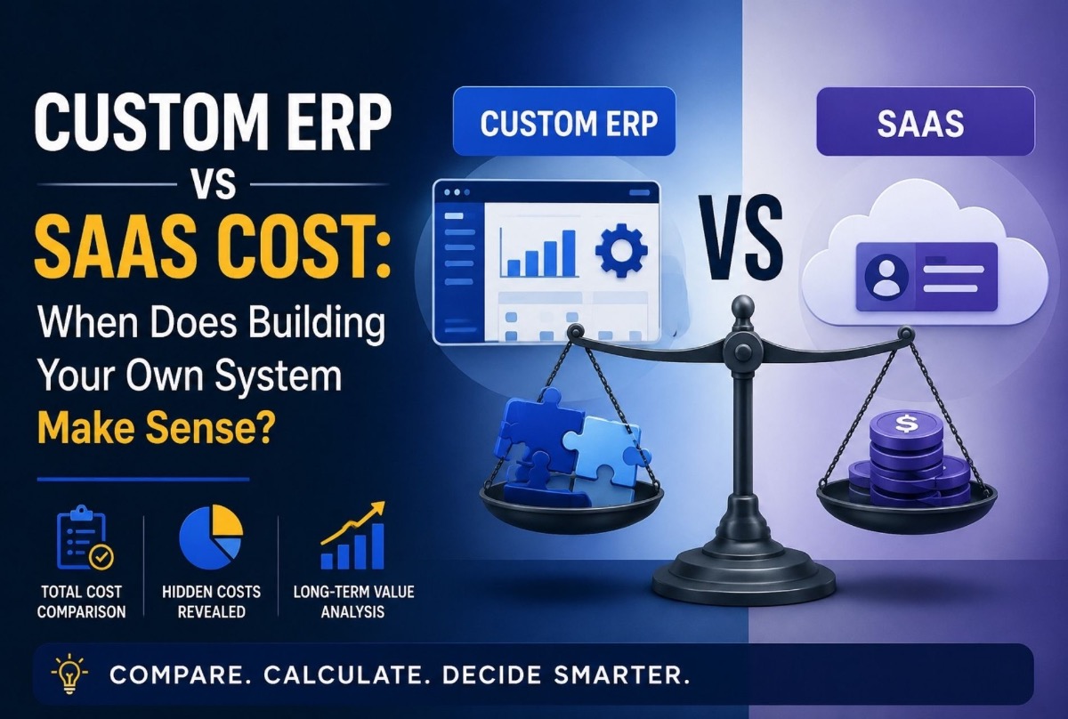 Custom ERP vs SaaS Cost: When Does Building Your Own System Make Sense?